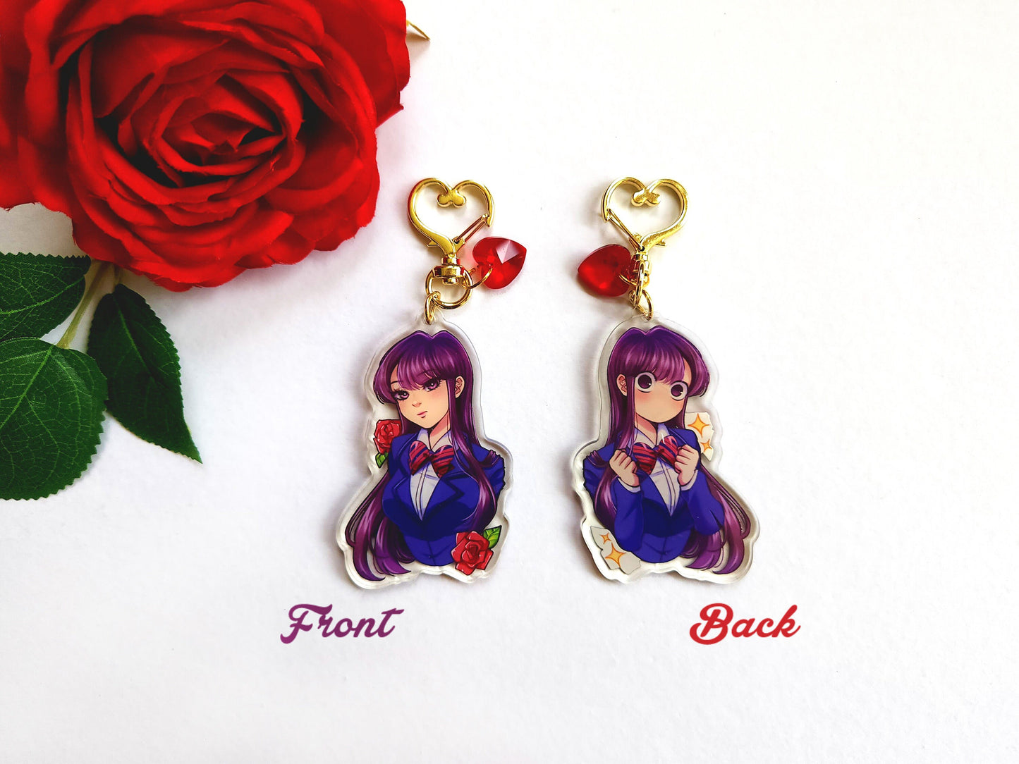 Komi-san Acrylic Keychain